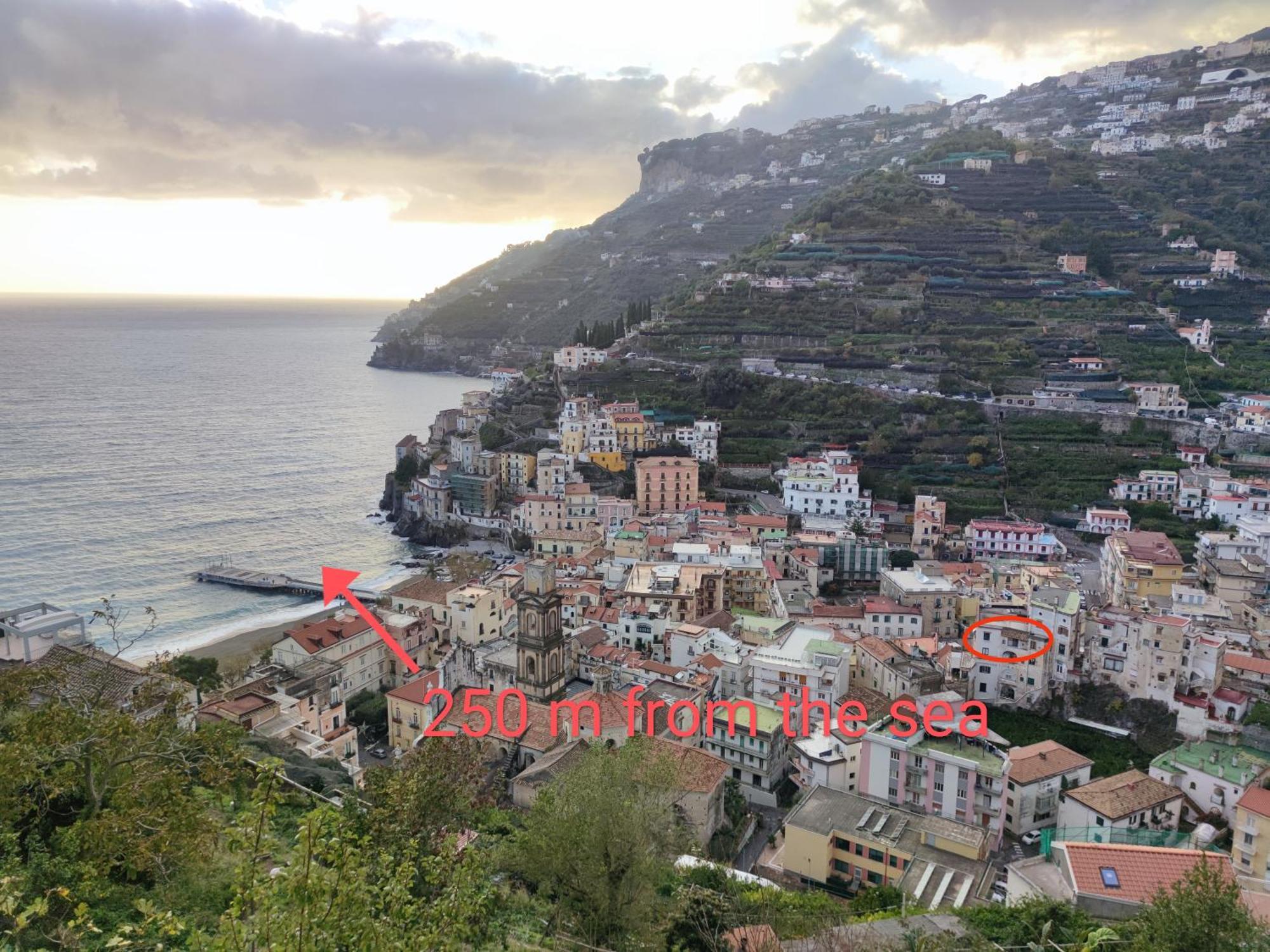 Ferienwohnung Casabluette A Minori - Amalfi Coast Exterior foto